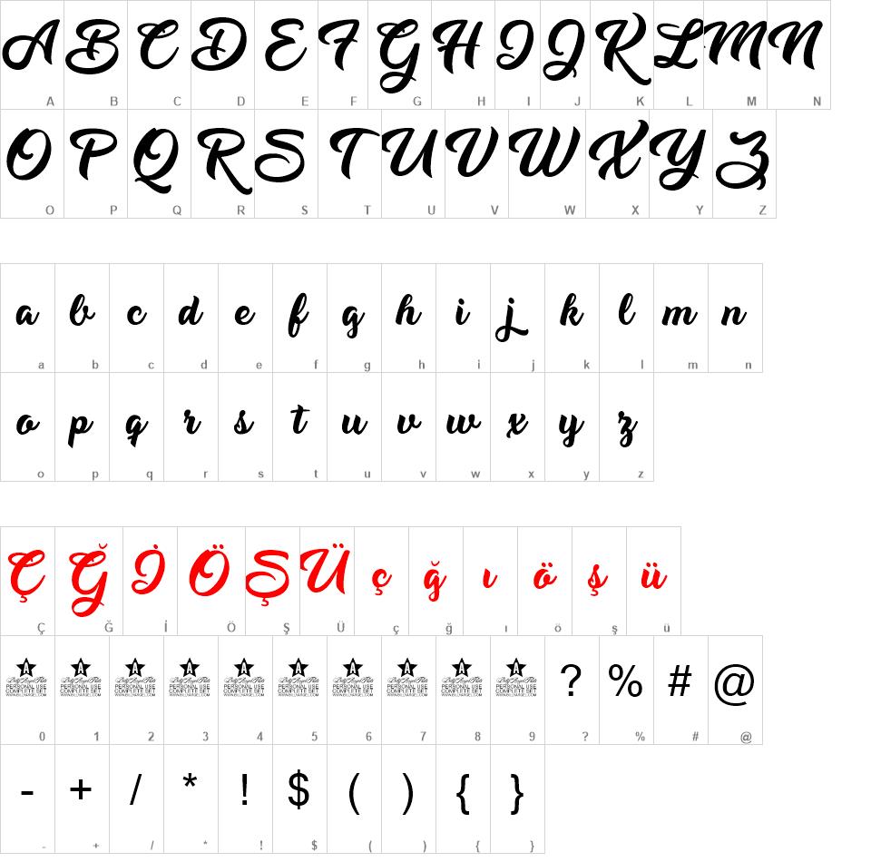 Dirty Queen font